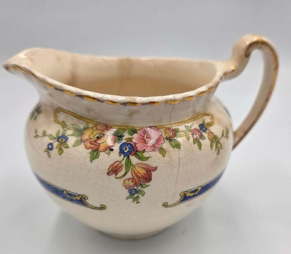 Johnson Brothers Eastbourne Old English Creamer Pitcher Floral Pattern